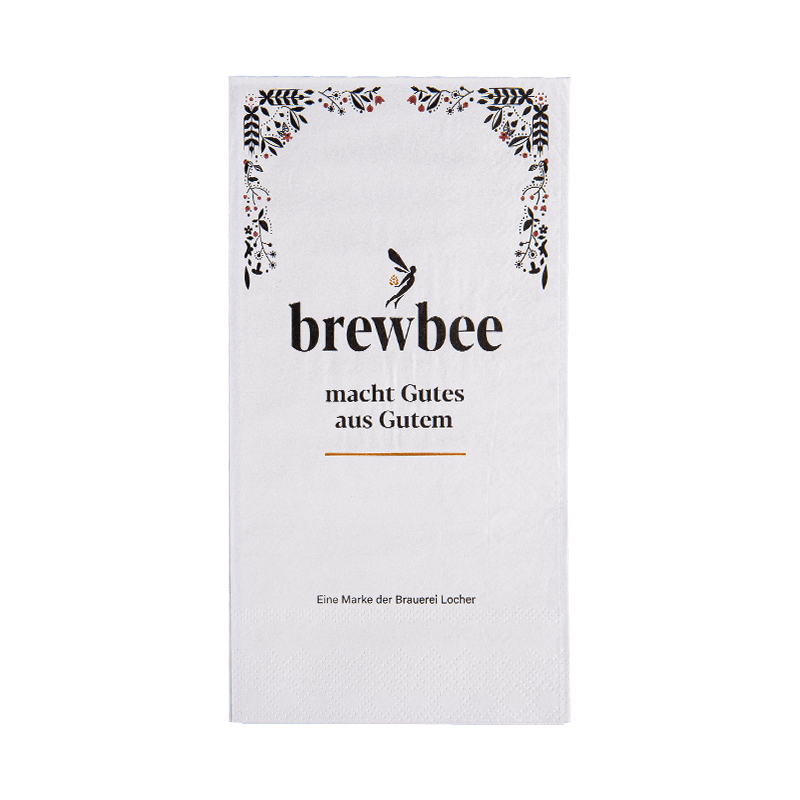 40x40 Weich und glatt bedrucktes Abendessen Servietten 3Ly SJ3202