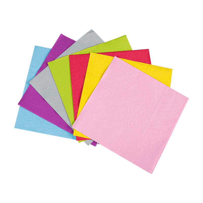 25x25 farbig gedrucktes Papier Servietten SJ4102