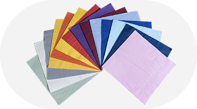 Farbige Papierservietten