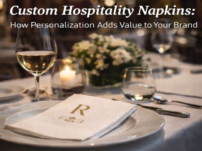 Individuelle Gastgewerbeservietten: Wie Personalisierung Ihrer Marke einen Mehrwert verleiht