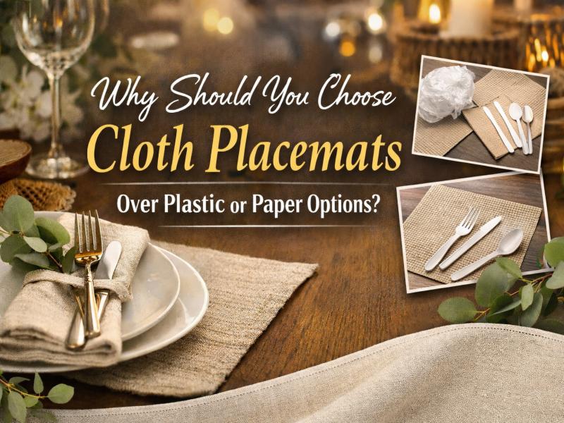 Warum sollten Sie Stoff-Tischsets den Optionen aus Kunststoff oder Papier vorziehen?