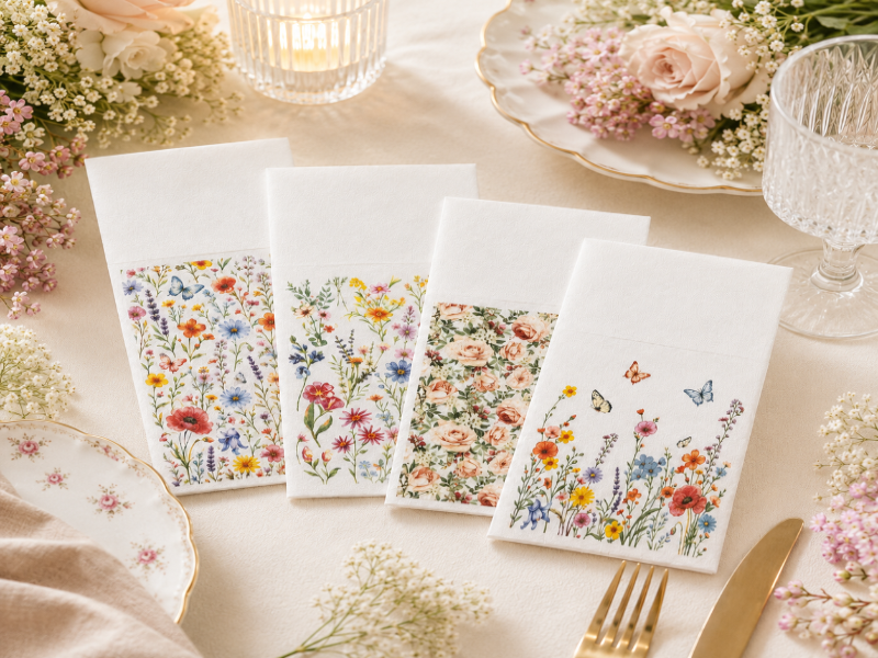 Wie können Sie Cocktailservietten für Hochzeiten und Firmenveranstaltungen personalisieren?